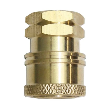 Interstate Pneumatics Pressure Washer 1/4 Inch FNPT Brass Coupler 5200 PSI PW7130